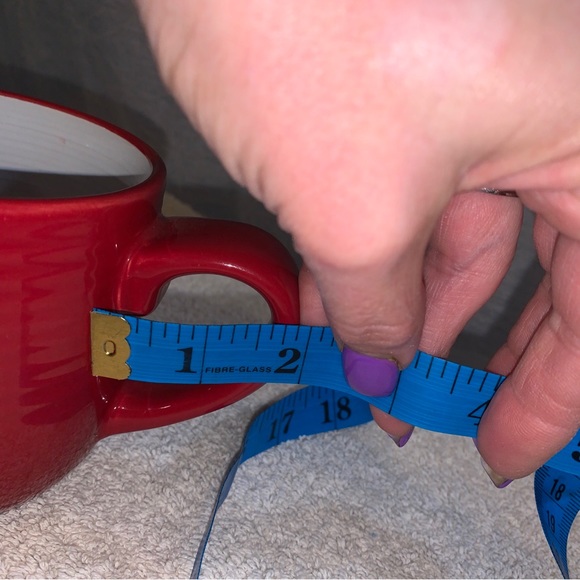 coffee/tea mug 8oz cup - Mr. French bulldog -red, blue polkadot bow tie- fun mug - Picture 10 of 15